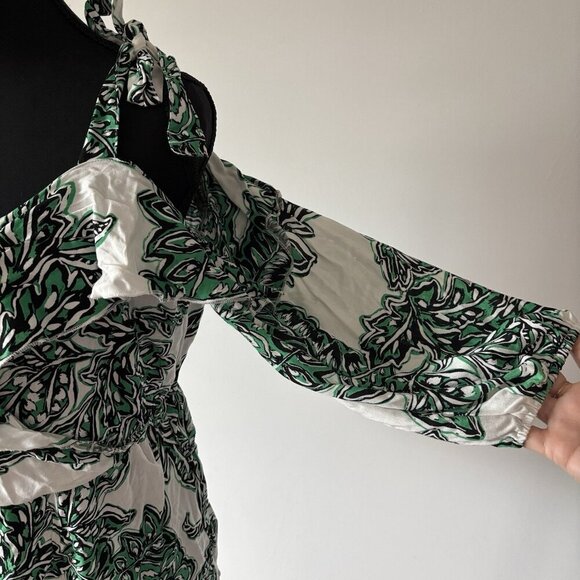 Cato Women’s Cold Shoulder Tropical Blouse Top Women’s Medium Resort Beachy NWT - Picture 3 of 15